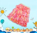Marbel Print Ra Ra Skirt