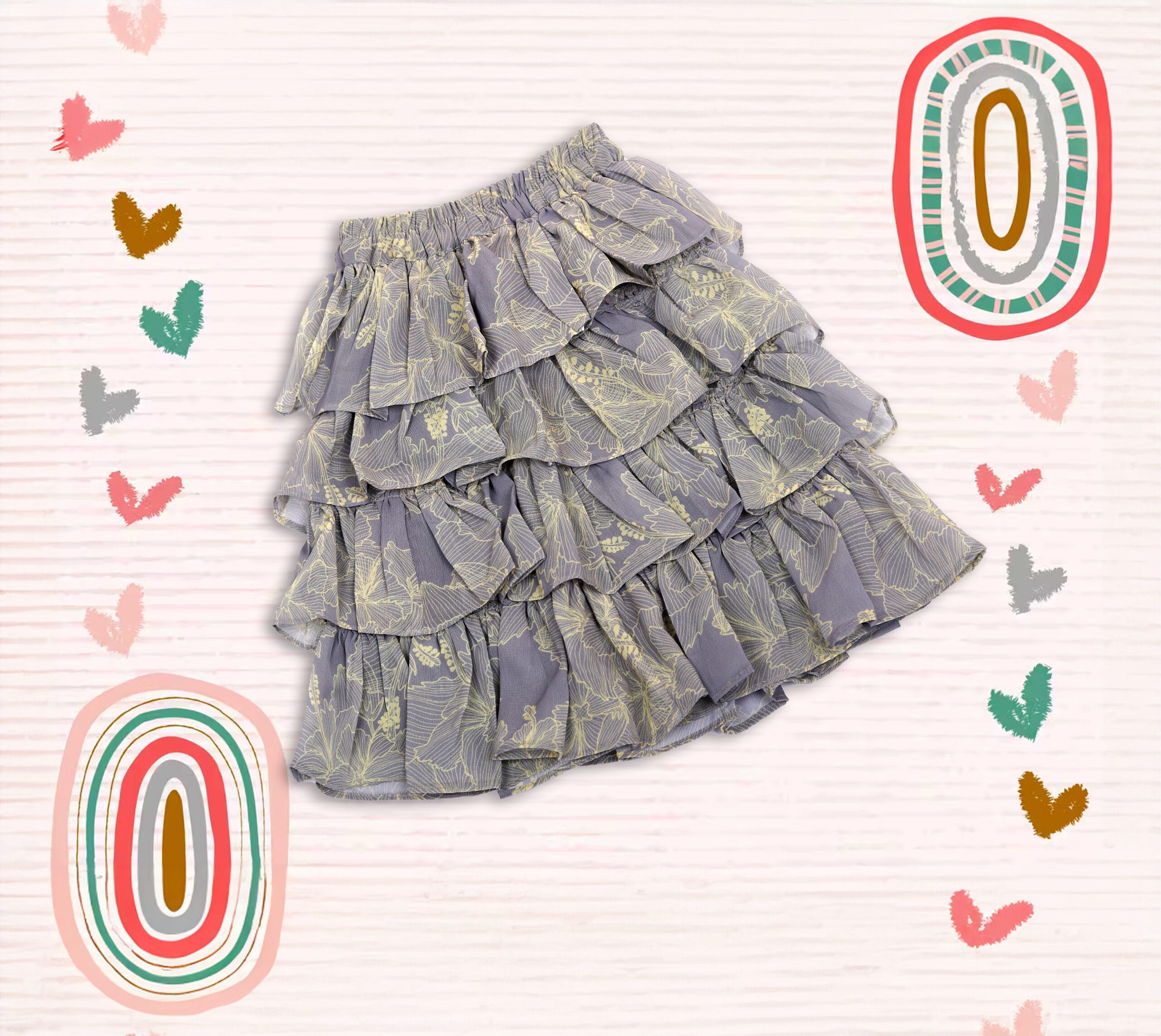 Floral Ra Ra Skirt - Image 2
