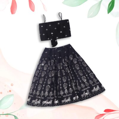 Cow Print Lehnga Set