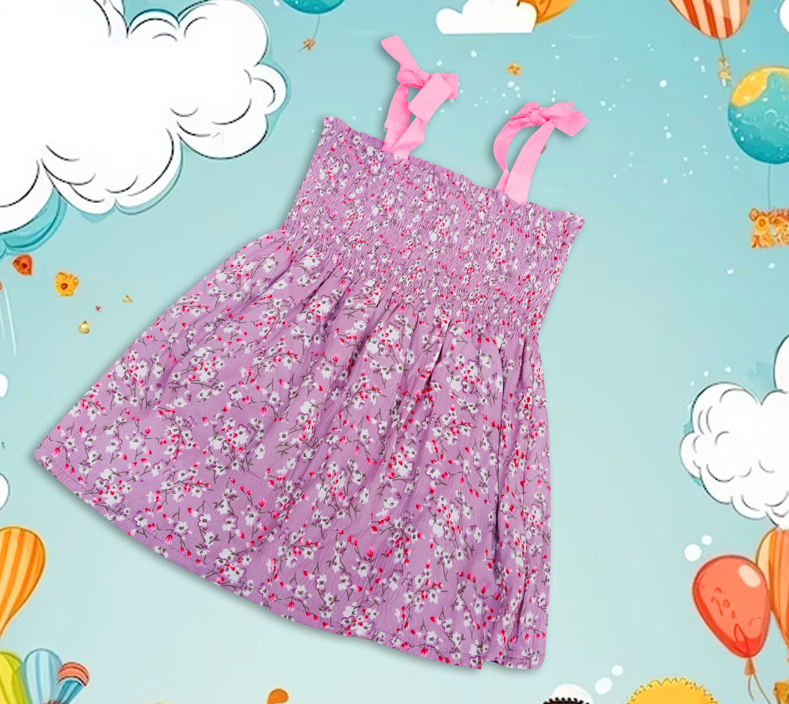 Floral Bandeau Dress