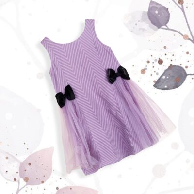 Bow Net Flair Frock