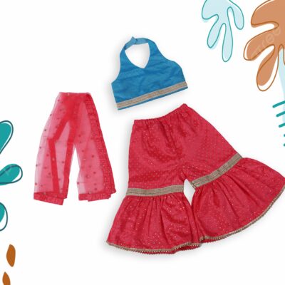Halter Top with Sharara Set