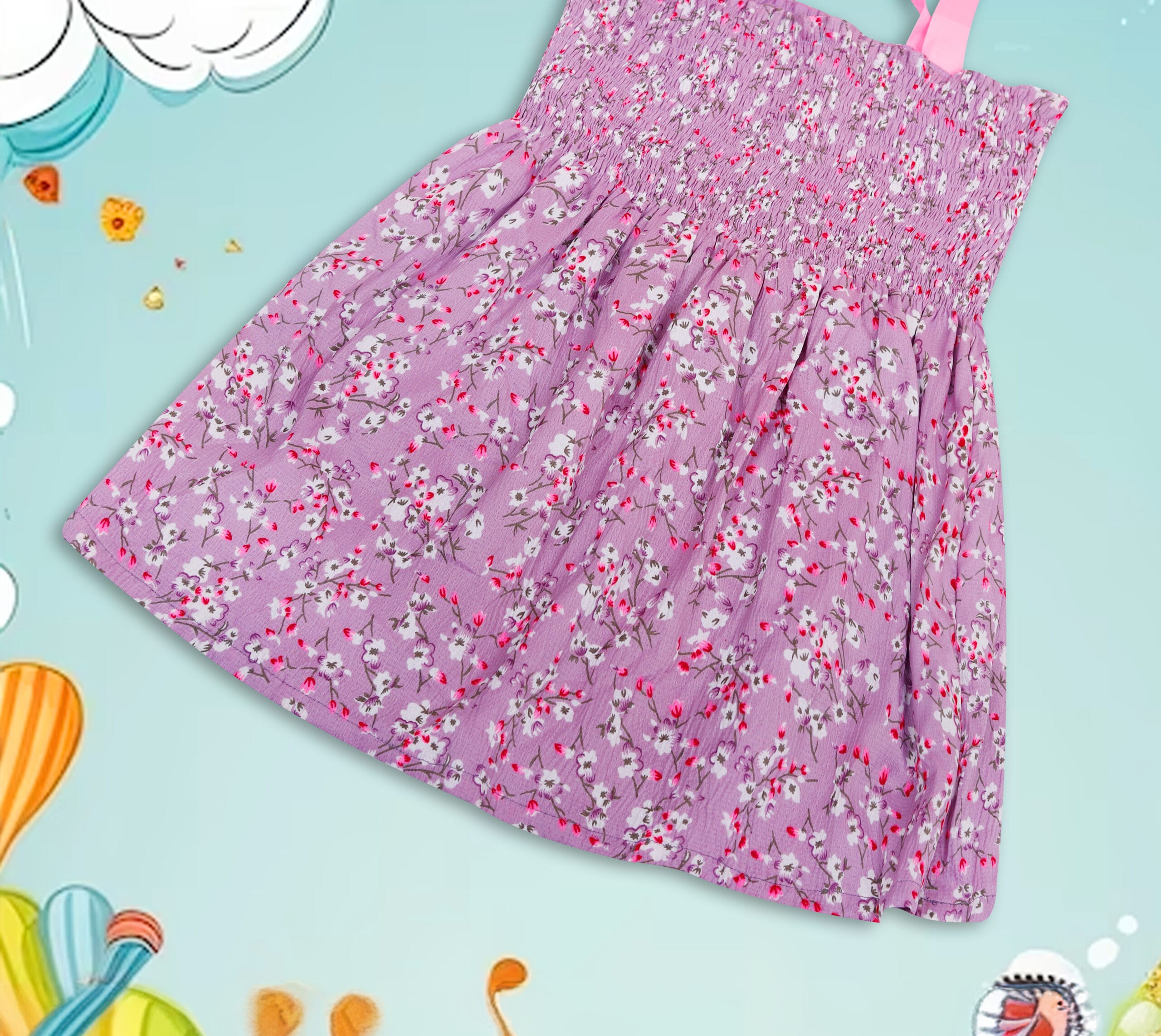 Floral Bandeau Dress - Image 4