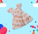 Ikat Criss Coss Frock