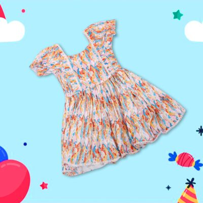 Ikat Criss Coss Frock
