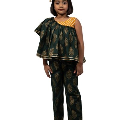 Ruffle Top Pant Set