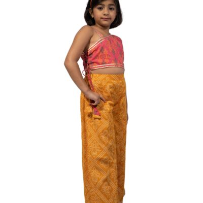 Crop Top Palazzo Set