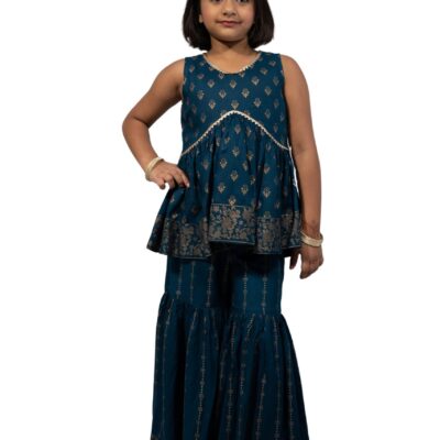 Peplum Sharara Set