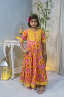 Ikat Anarkali Dress